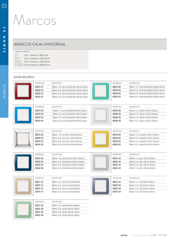 Catálogo General Simon 82 I Simon